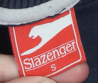 Slazenger Men's Blue Crew Neck Pullover Sweatshirt S Regular Fit - Image 4