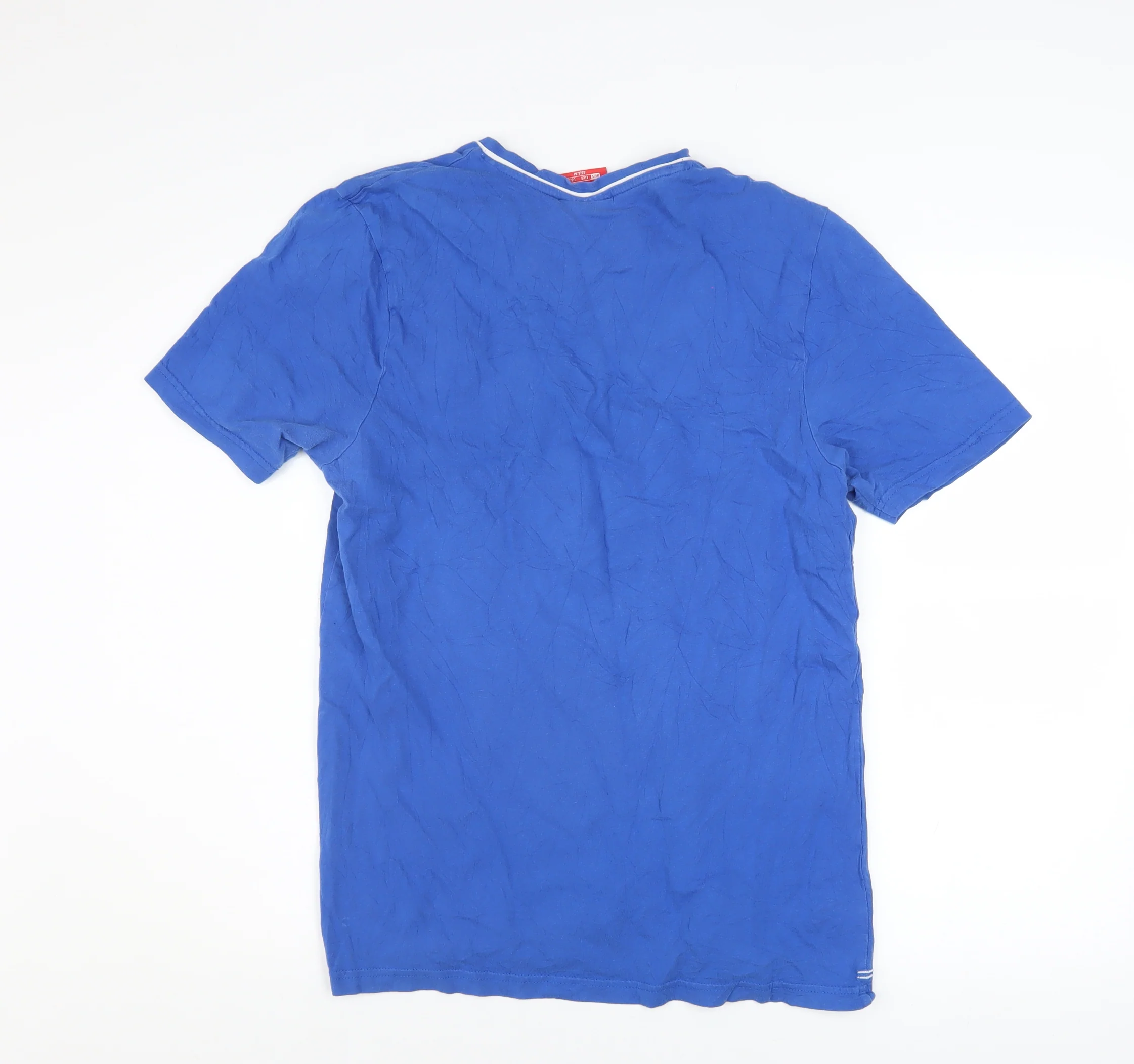 Slazenger Men's Blue V-Neck Short Sleeve T-Shirt Size S - Image 3