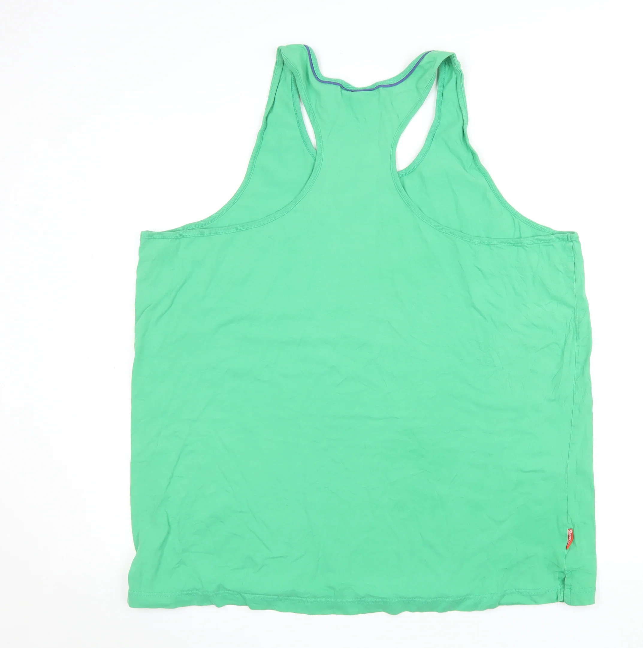 Slazenger Mens Green 2XL Tank Top Gym Vest Activewear - Image 3
