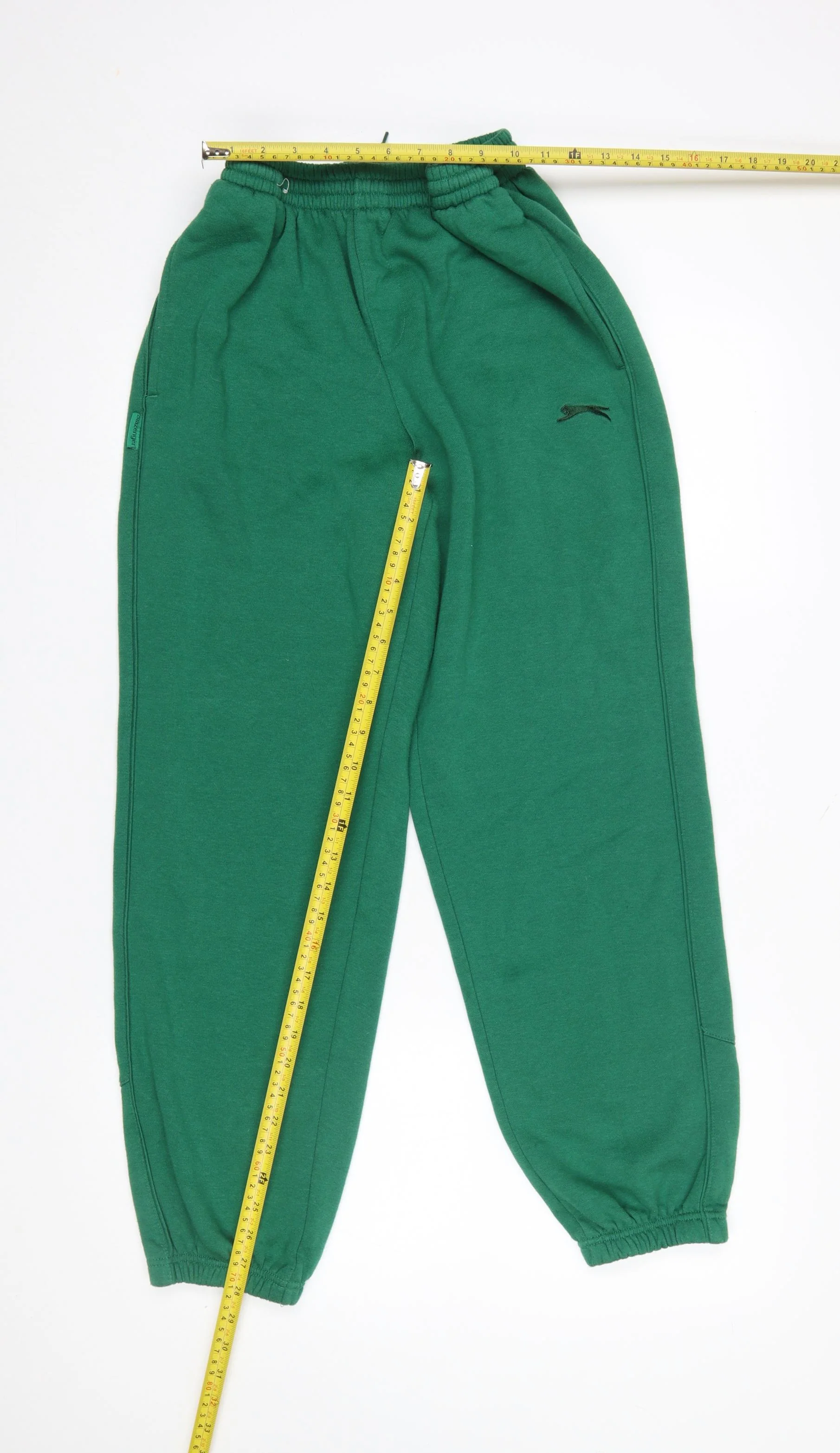 Slazenger Women's Green M Sweatpants with Elastic Waist - Image 2