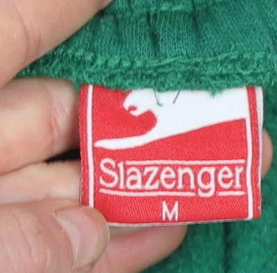 Slazenger Women's Green M Sweatpants with Elastic Waist - Image 4