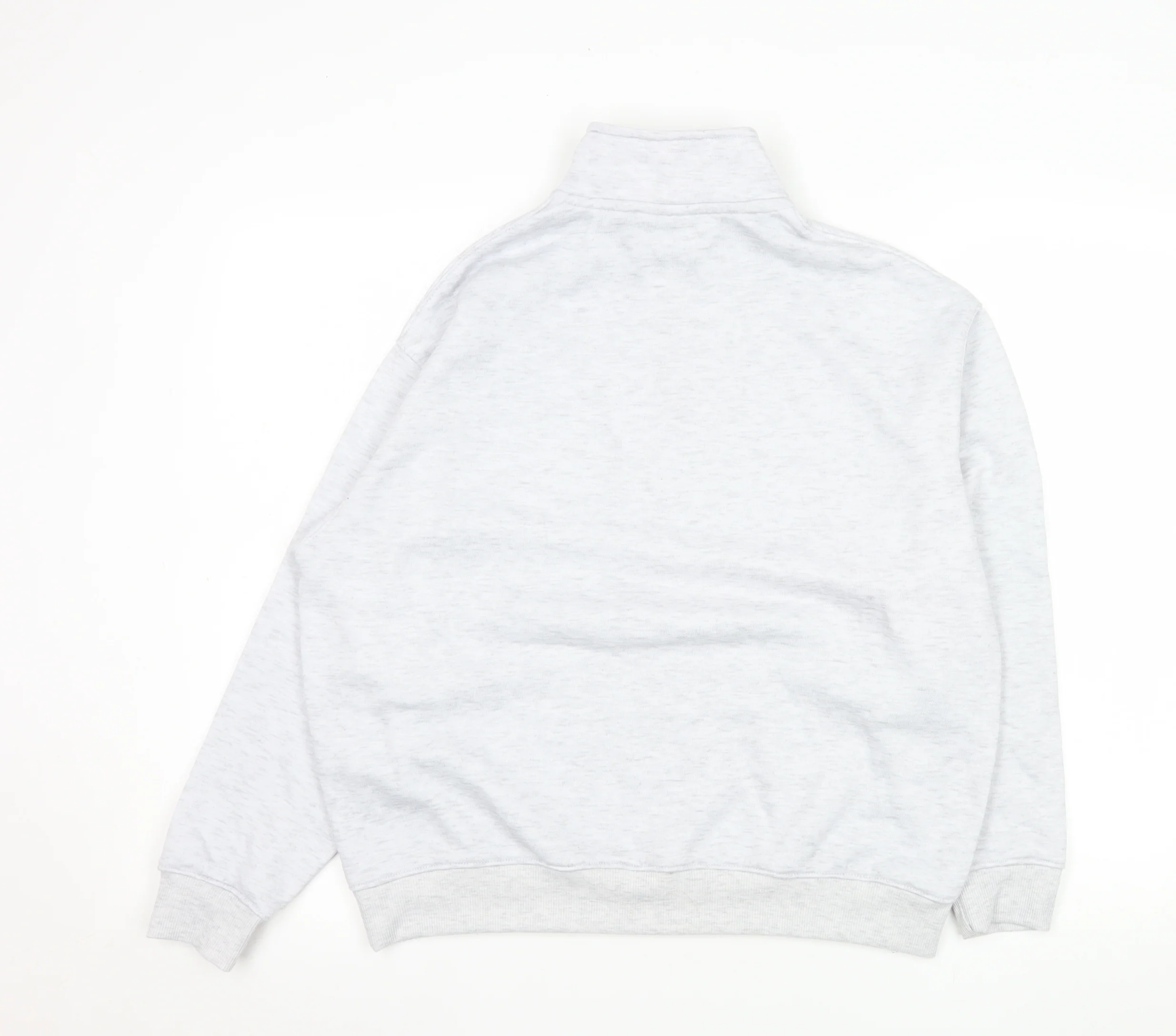 Slazenger Womens Grey 1/2 Zip Pullover Sweatshirt Size 8 XS - Image 3