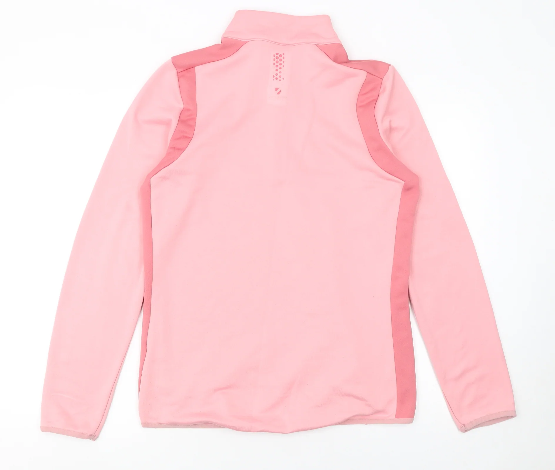 Slazenger Womens Pink 1/2 Zip Pullover Sweatshirt UK 14 - Image 3