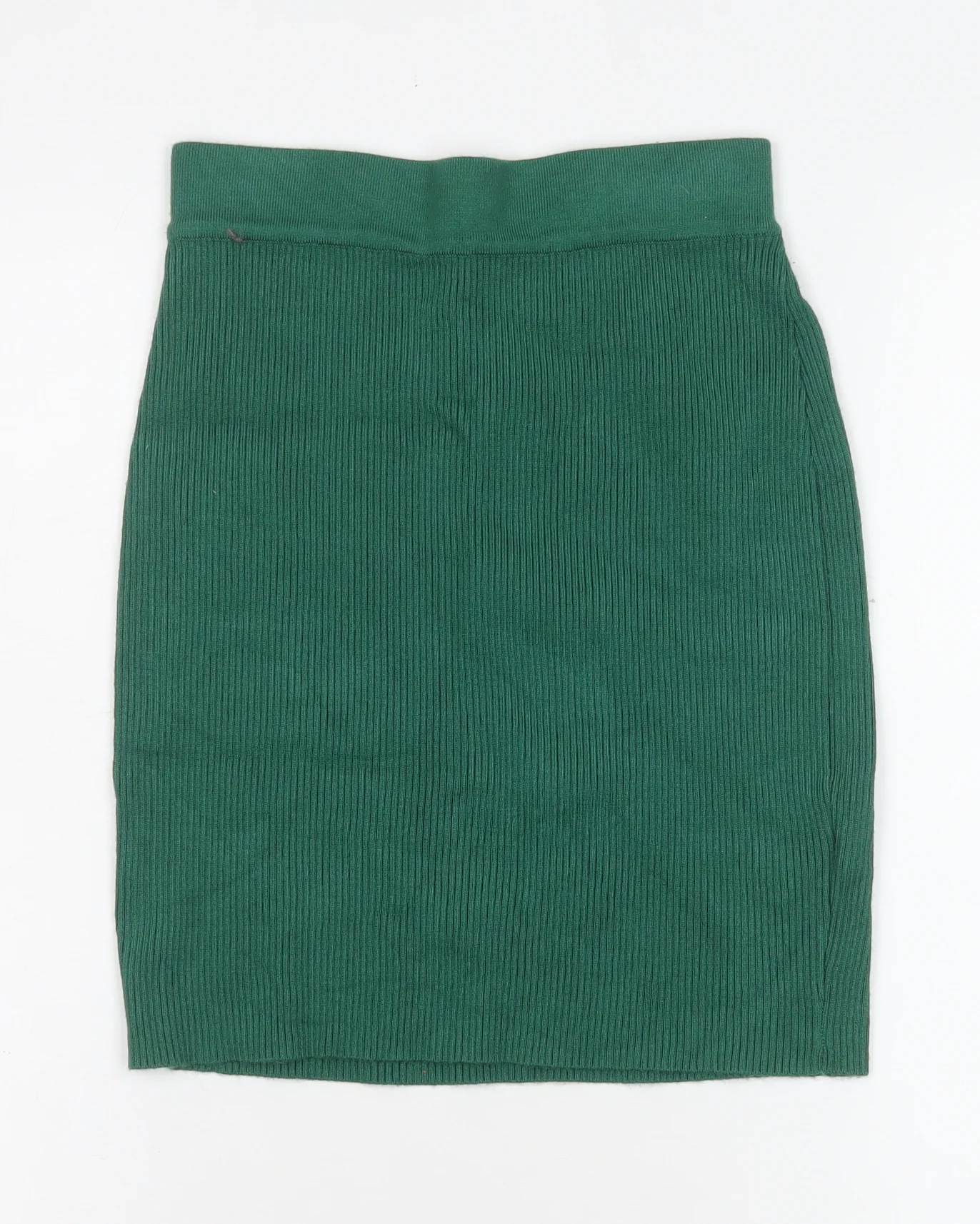 Sorelle UK Women’s Green Ribbed Knit Pencil Skirt Size S
