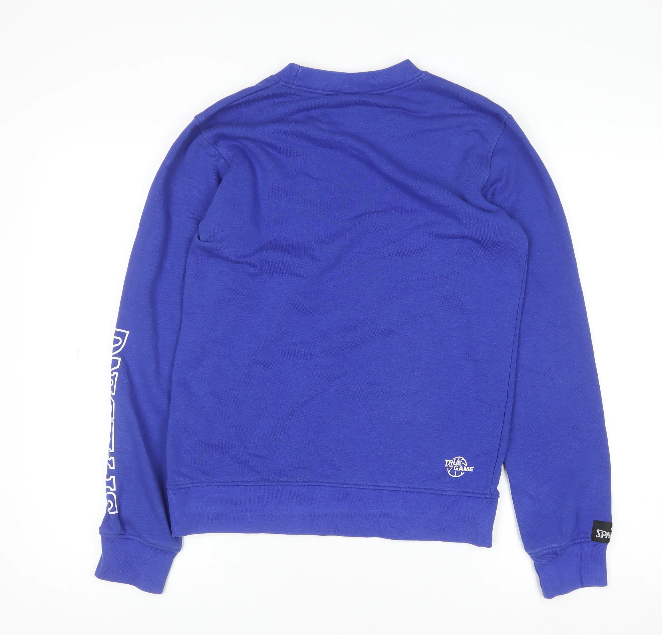 Spalding Boys Blue Crew Neck Sweatshirt 13-14 Years Cotton Blend - Image 3