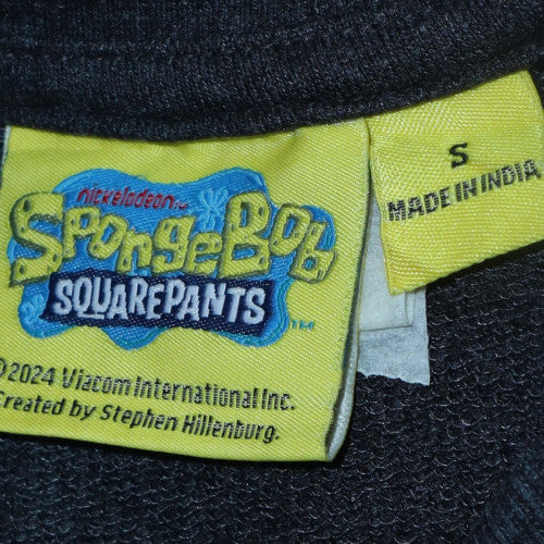 SpongeBob SquarePants Women's Black Graphic Pullover Sweatshirt Size S - Image 5