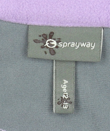 Sprayway Girls Purple Fleece Full Zip Basic Jacket Age 12-13 Years - Image 4
