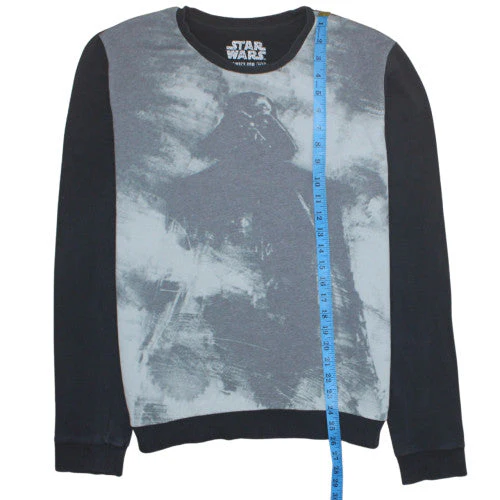 Star Wars Men's Black L Darth Vader Graphic Print Sweatshirt - Image 3