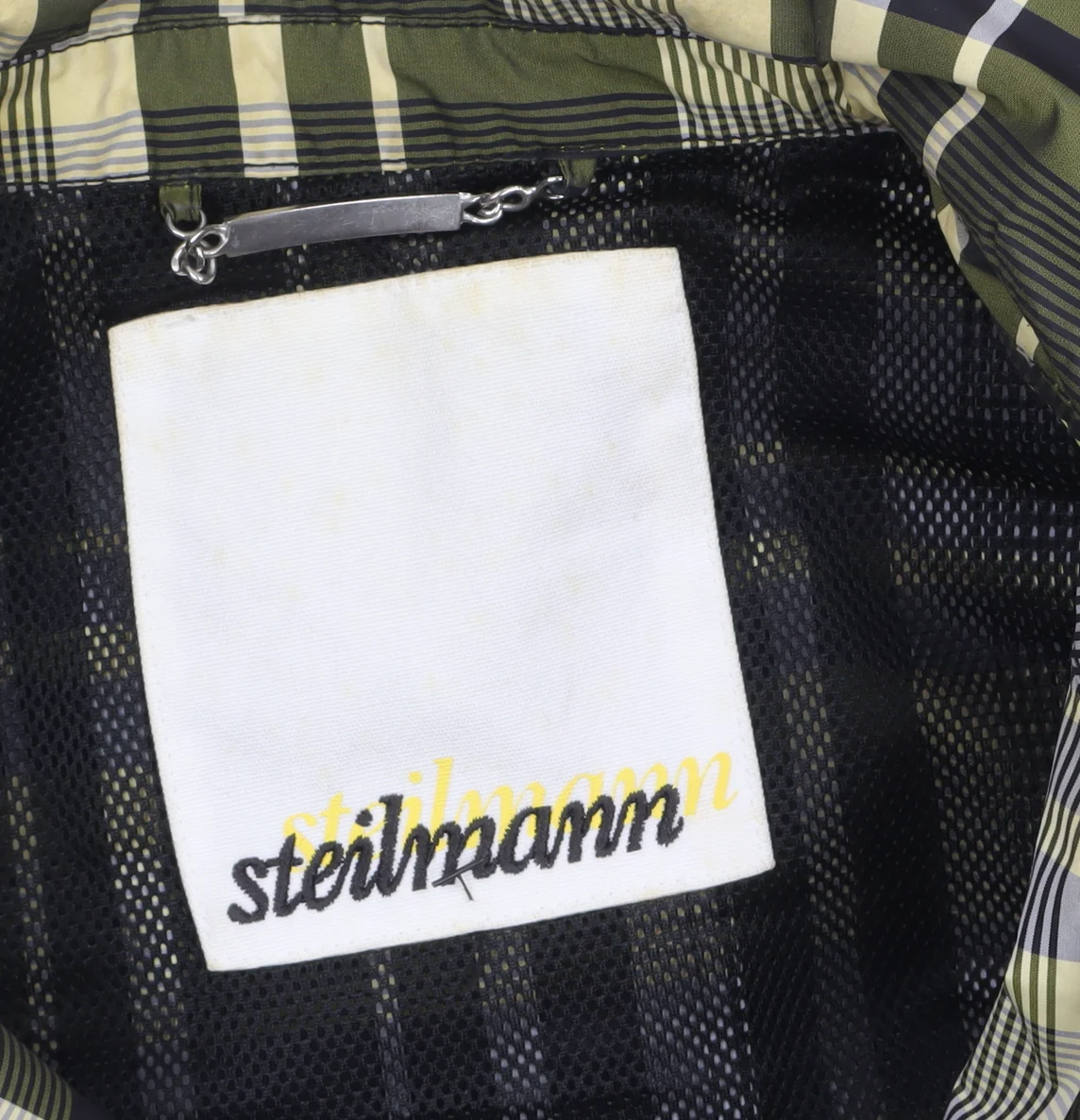 Steilmann Women Green Check Belted Mid-Length Trench Coat Jacket Size 14 - Image 6