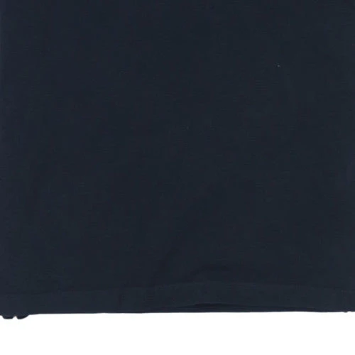 Stone Island Men's Navy Cotton Slim Fit Short Sleeve Polo Shirt Size S - Image 7
