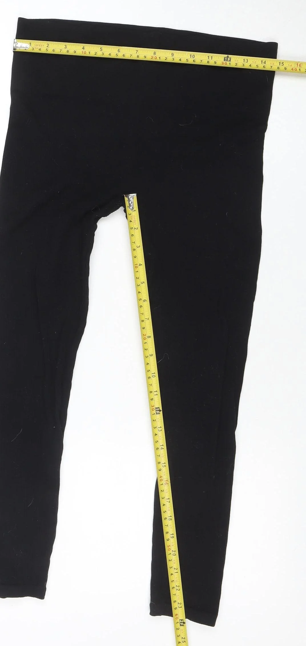 Stradivarius Womens Black XL Active Leggings Stretch Nylon Blend - Image 2