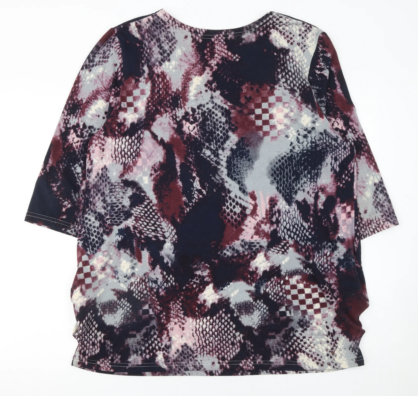 Sugar Crisp Women’s Multicoloured XL 3/4 Sleeve Stretch T-Shirt - Image 3