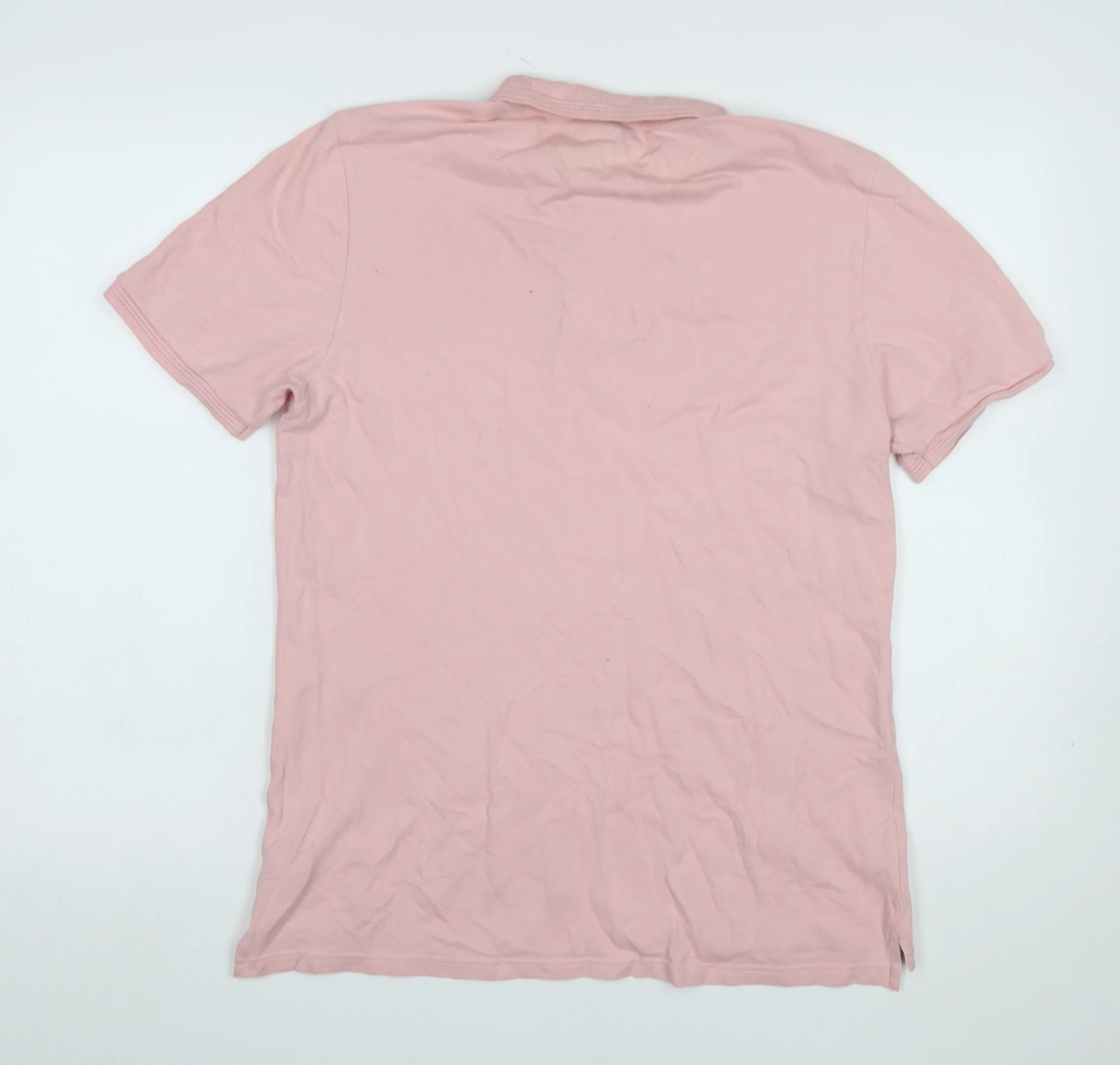 Sundek Men’s Pink Cotton Stretch Polo Shirt M Short Sleeve - Image 3