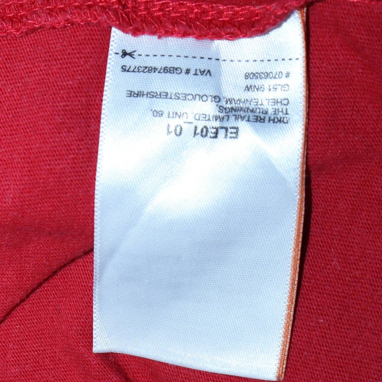 Superdry Men Red Crew Neck Cotton Short Sleeve T-Shirt M Classic - Image 6