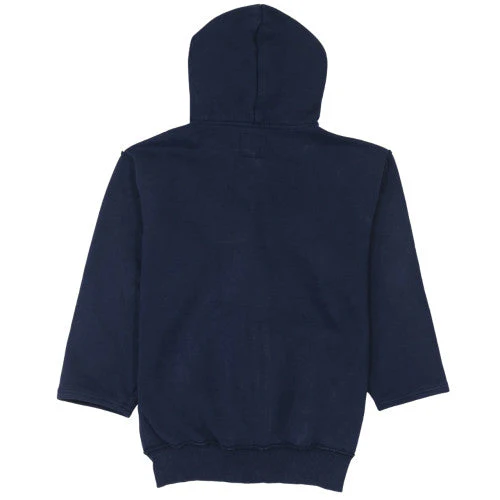 Superdry Men's Blue Full Zip Hoodie Size M Graphic Embroidered Fleece - Image 4