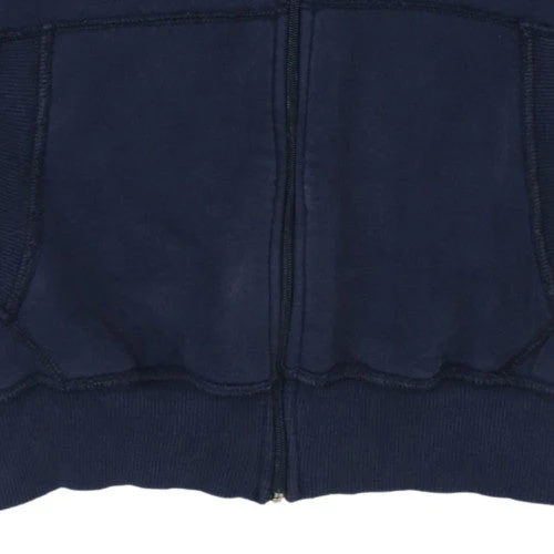 Superdry Men's Blue Full Zip Hoodie Size M Graphic Embroidered Fleece - Image 8