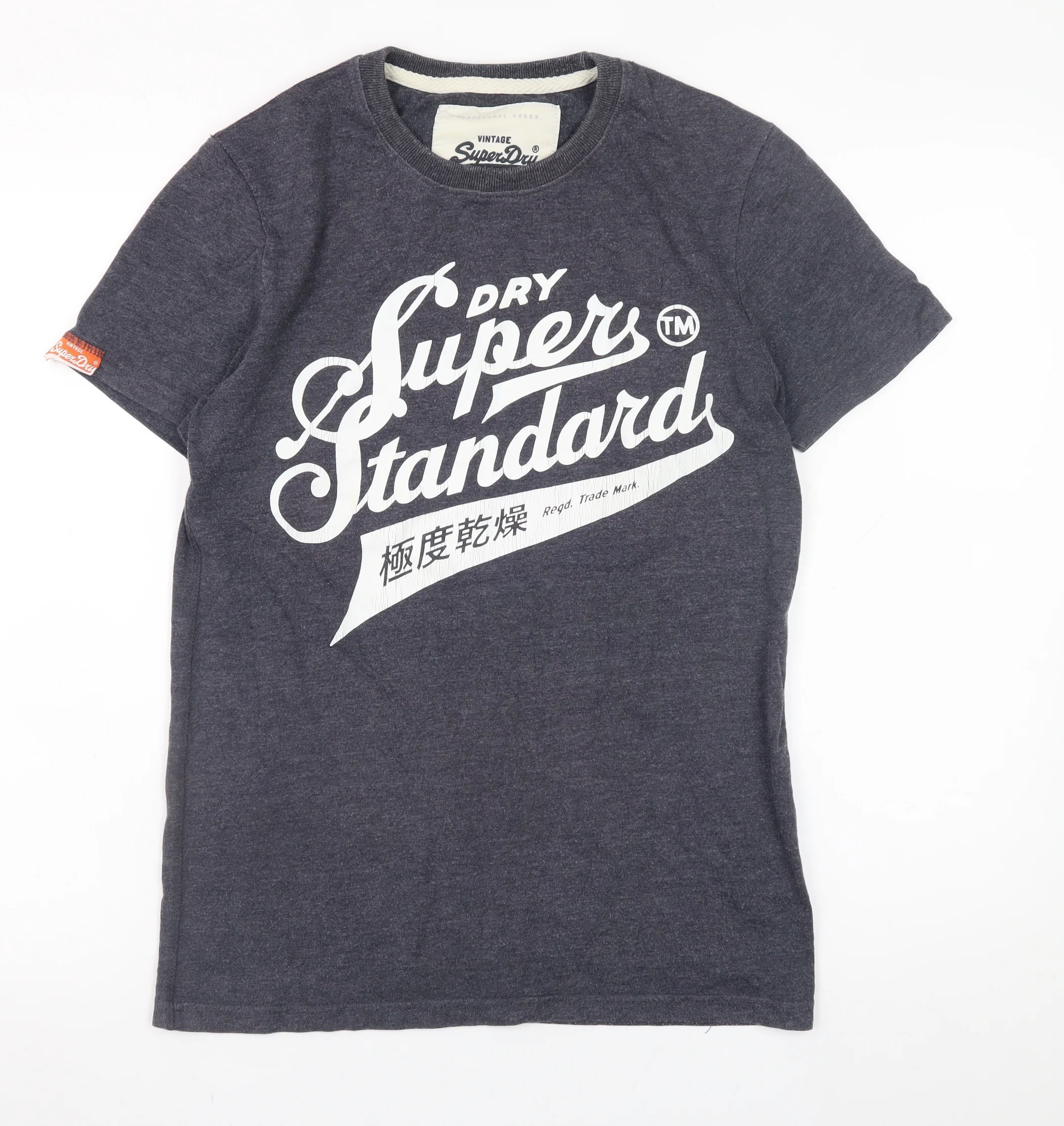 Superdry Men's Blue Graphic Print Crew Neck Short Sleeve T-Shirt S