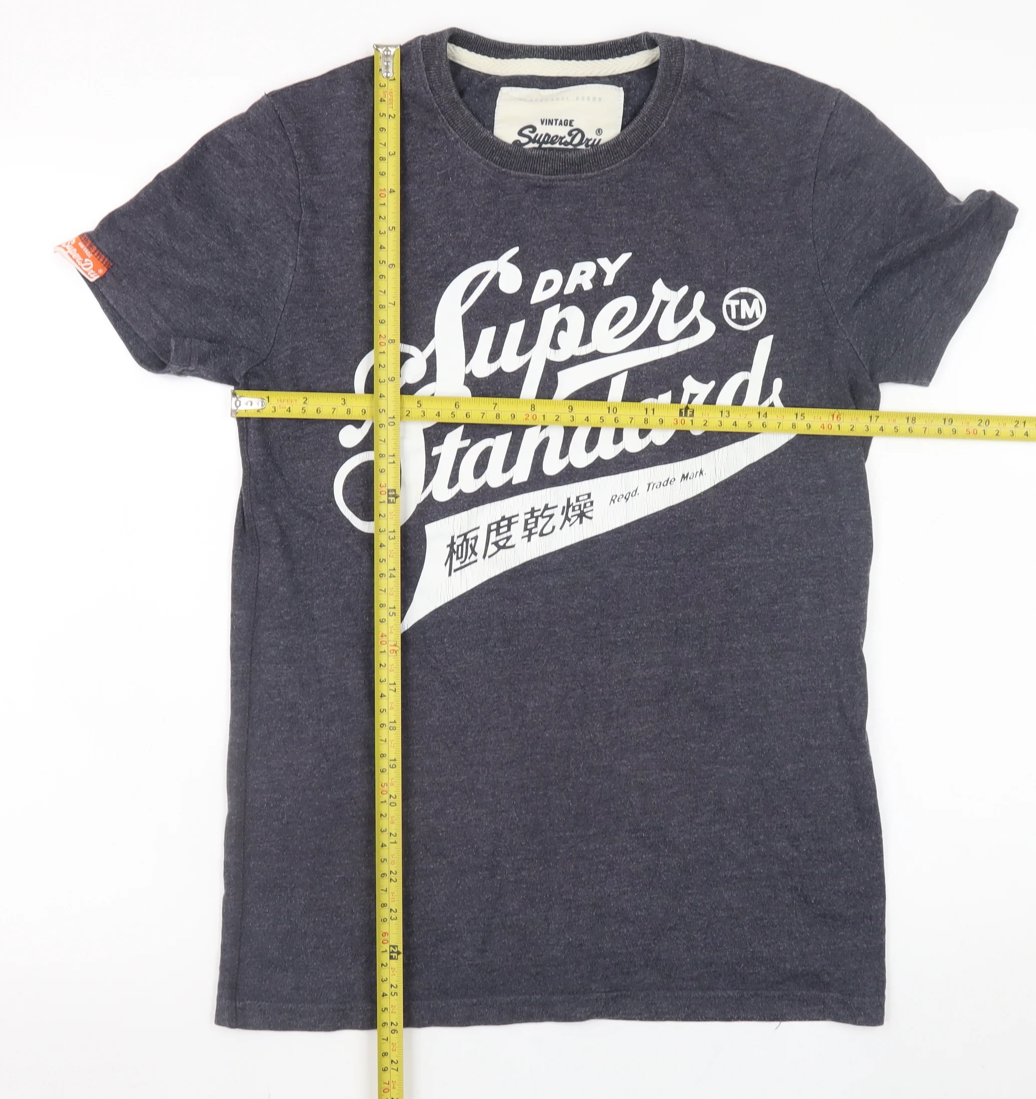Superdry Men's Blue Graphic Print Crew Neck Short Sleeve T-Shirt S - Image 2