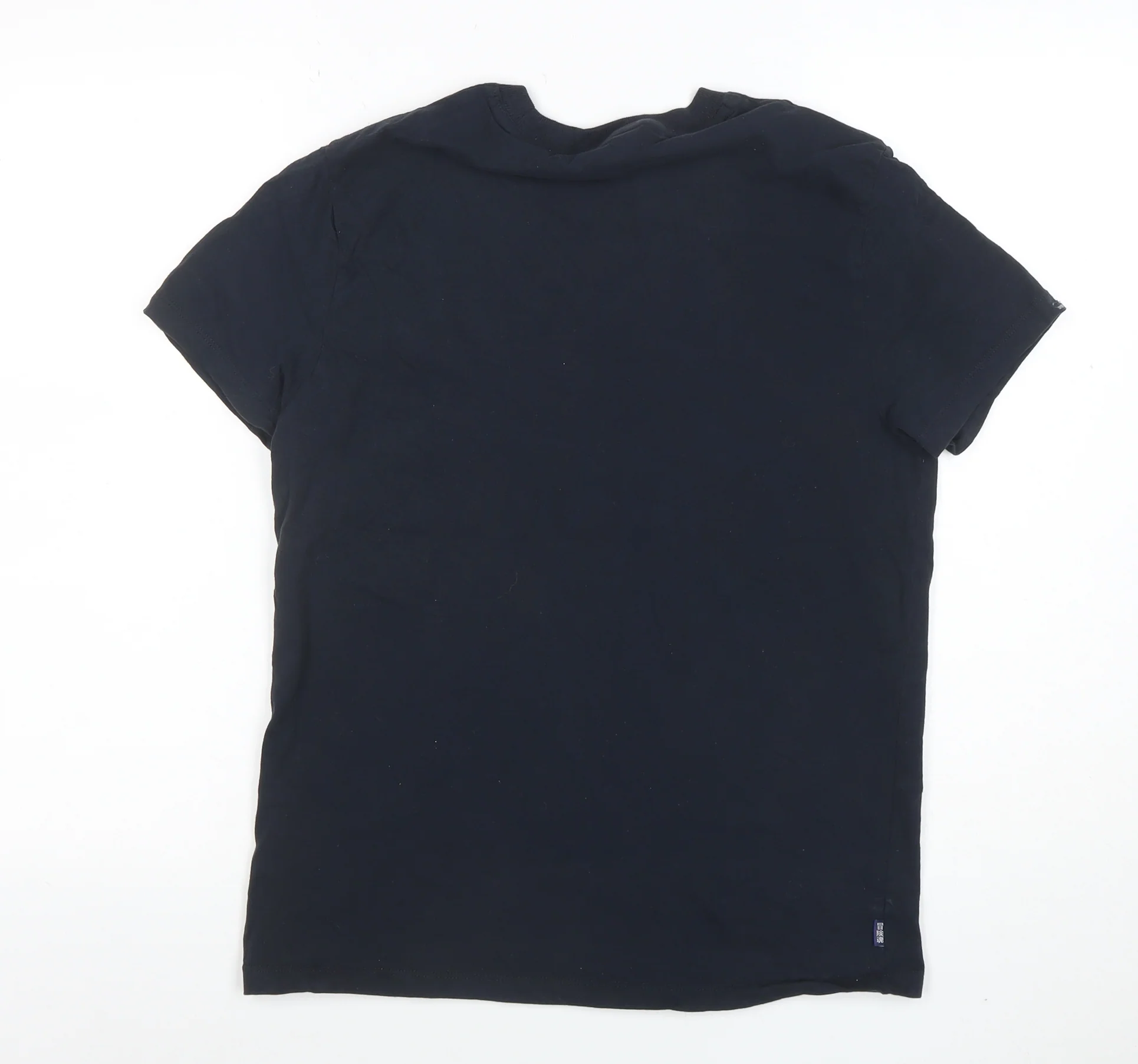 Superdry Men's Blue Organic Cotton Crew Neck T-Shirt Size M - Image 3