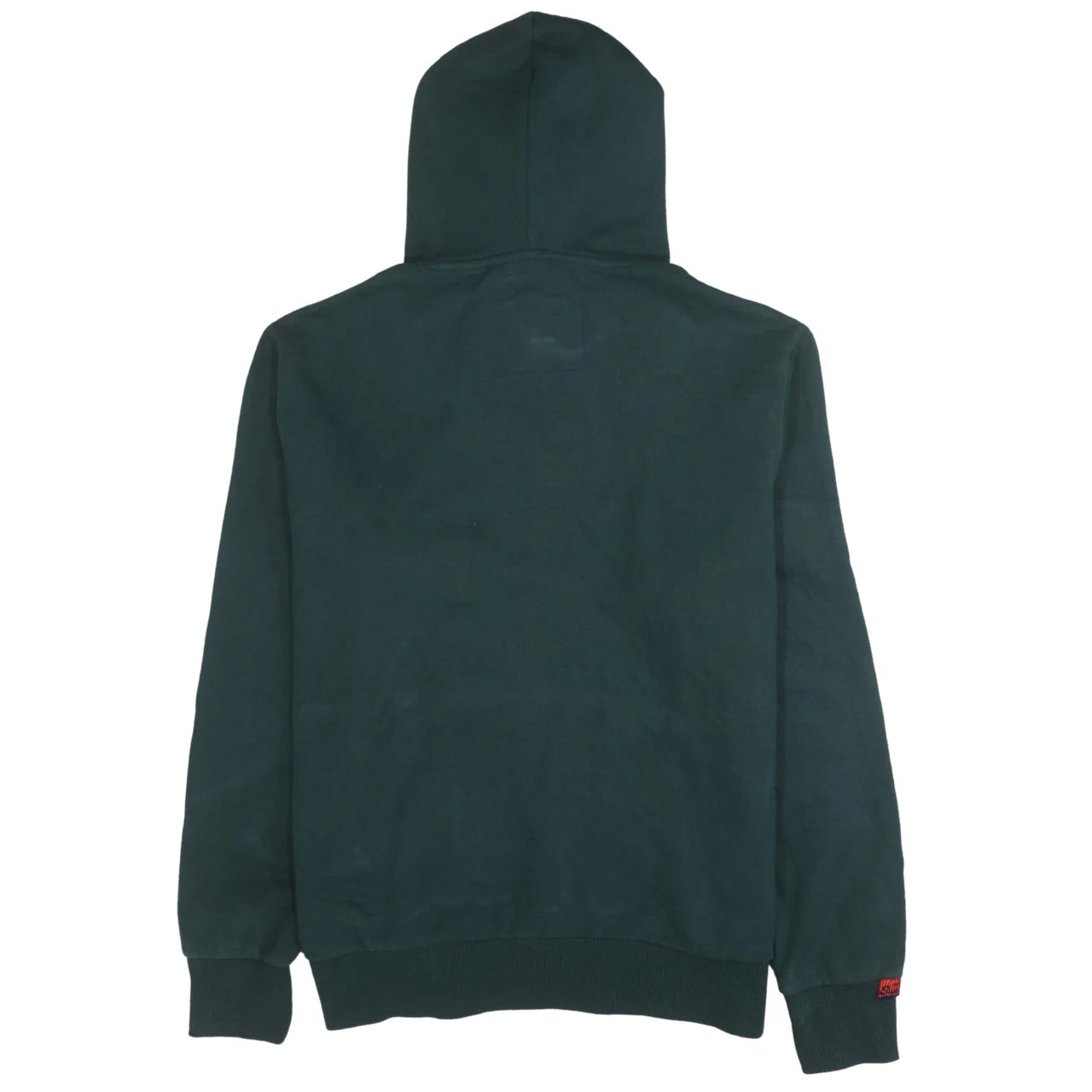 Superdry Men's Green Pullover Hoodie M Graphic Print Logo - Image 4