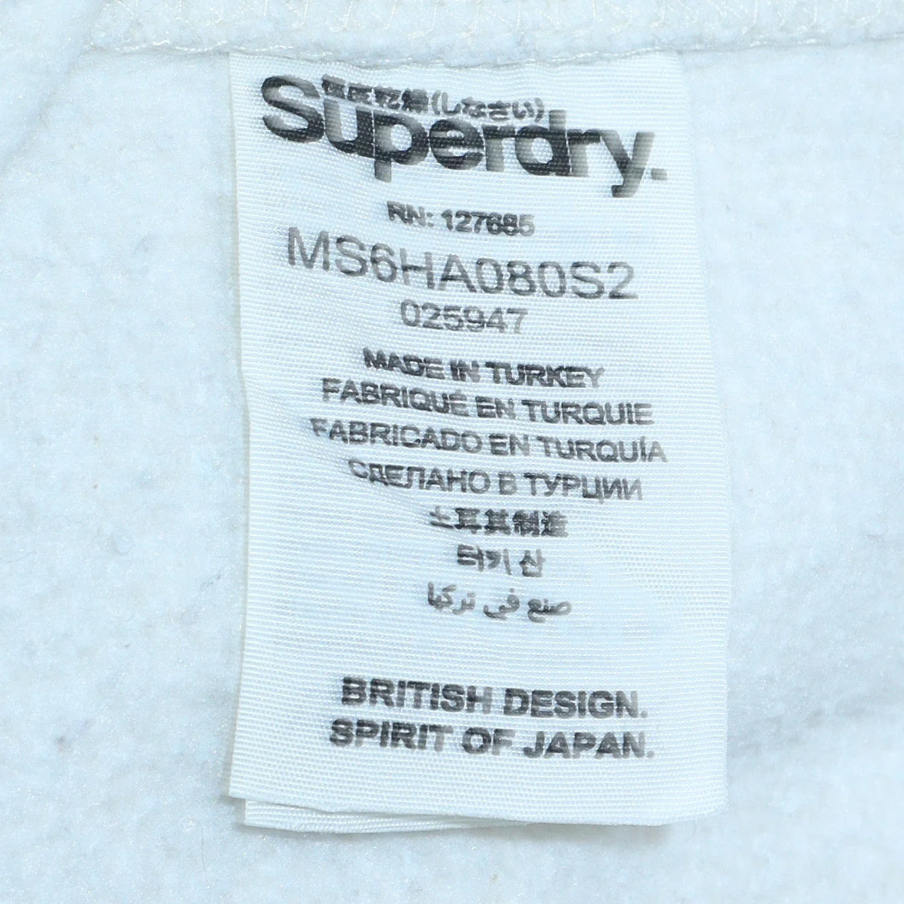 Superdry Men's Grey L Vintage Orange Label Crew Neck Sweatshirt - Image 5