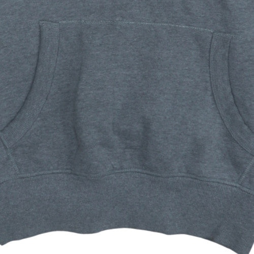 Superdry Men's Grey Pullover Hoodie Medium Regular Fit Logo Fleece - Image 7