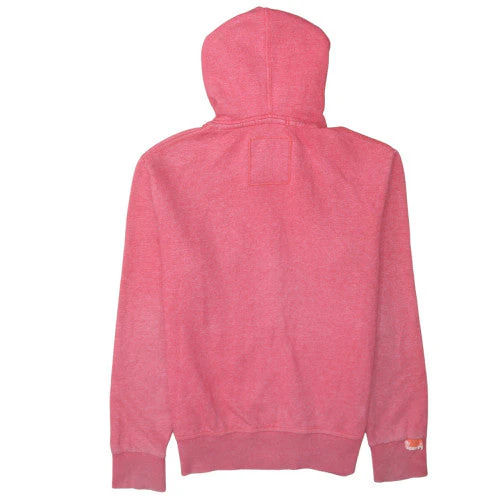Superdry Men's Pink Full Zip Hoodie Size M Lightweight Hooded Sweatshirt - Image 4