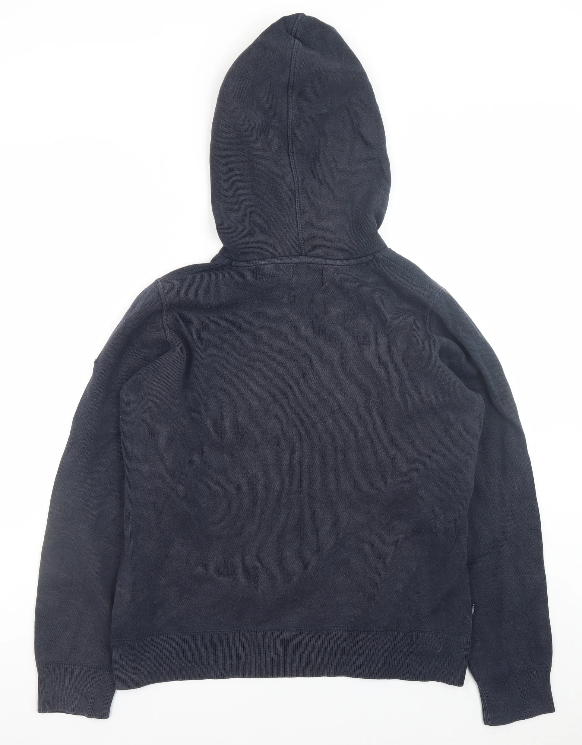 Superdry Studios Women Navy Blue Pullover Hoodie Size 10 - Image 3
