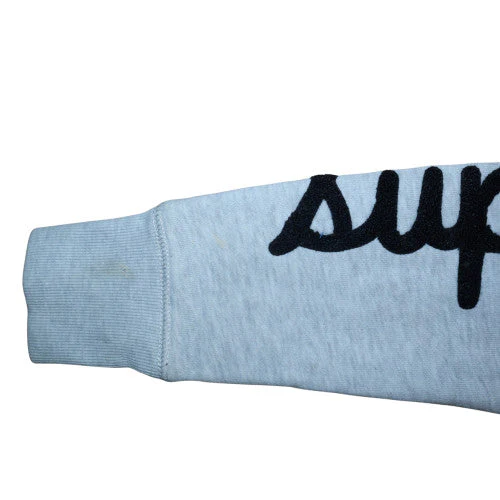 Superdry Women Grey Full Zip Hoodie Fleece Lined Size S - Image 8
