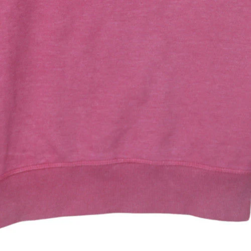 Superdry Women Pink Crew Neck Pullover Sweatshirt L Vintage Style - Image 8