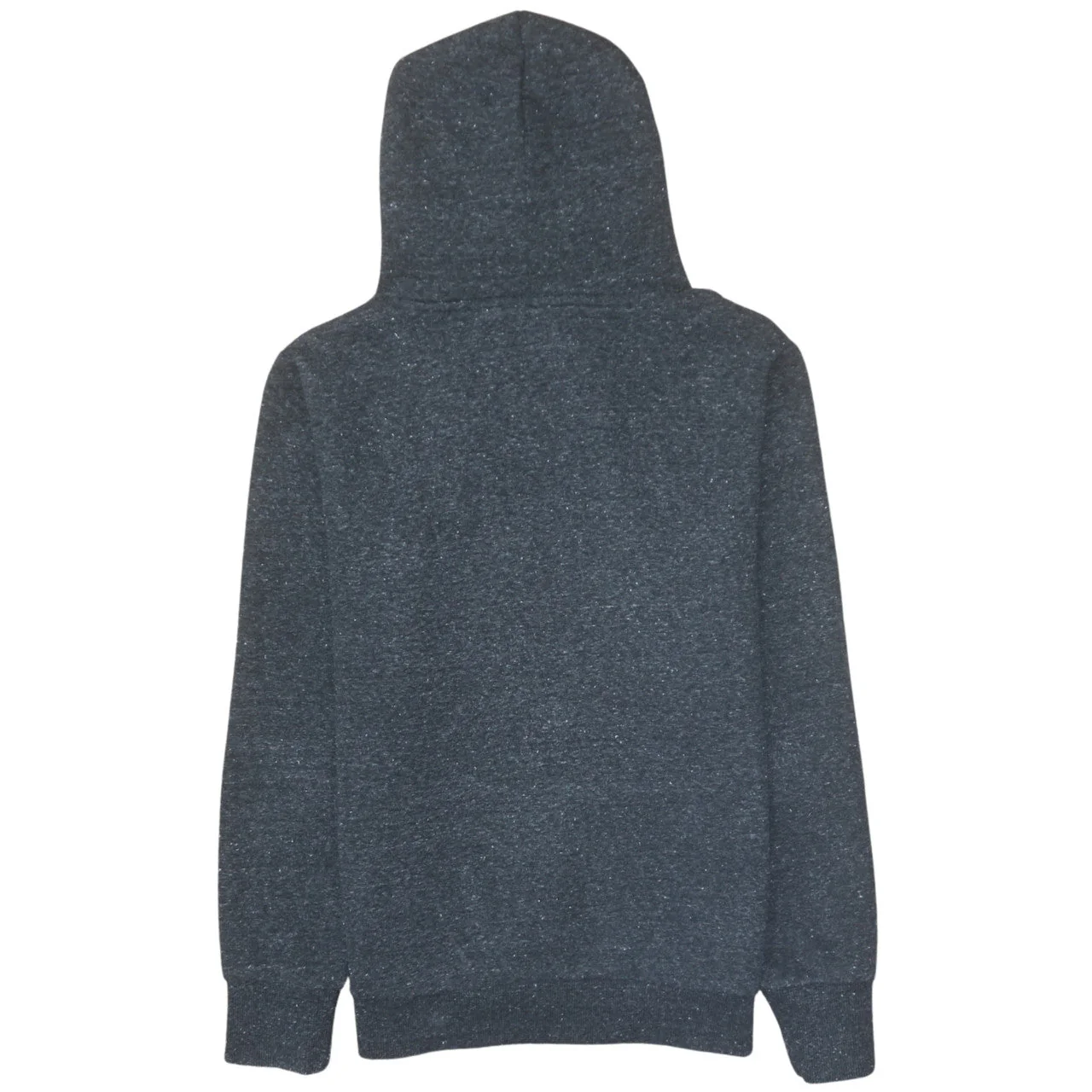 Superdry Womens Black Pullover Hoodie Size 14 Graphic Logo Hooded Sweatshirt - Image 4