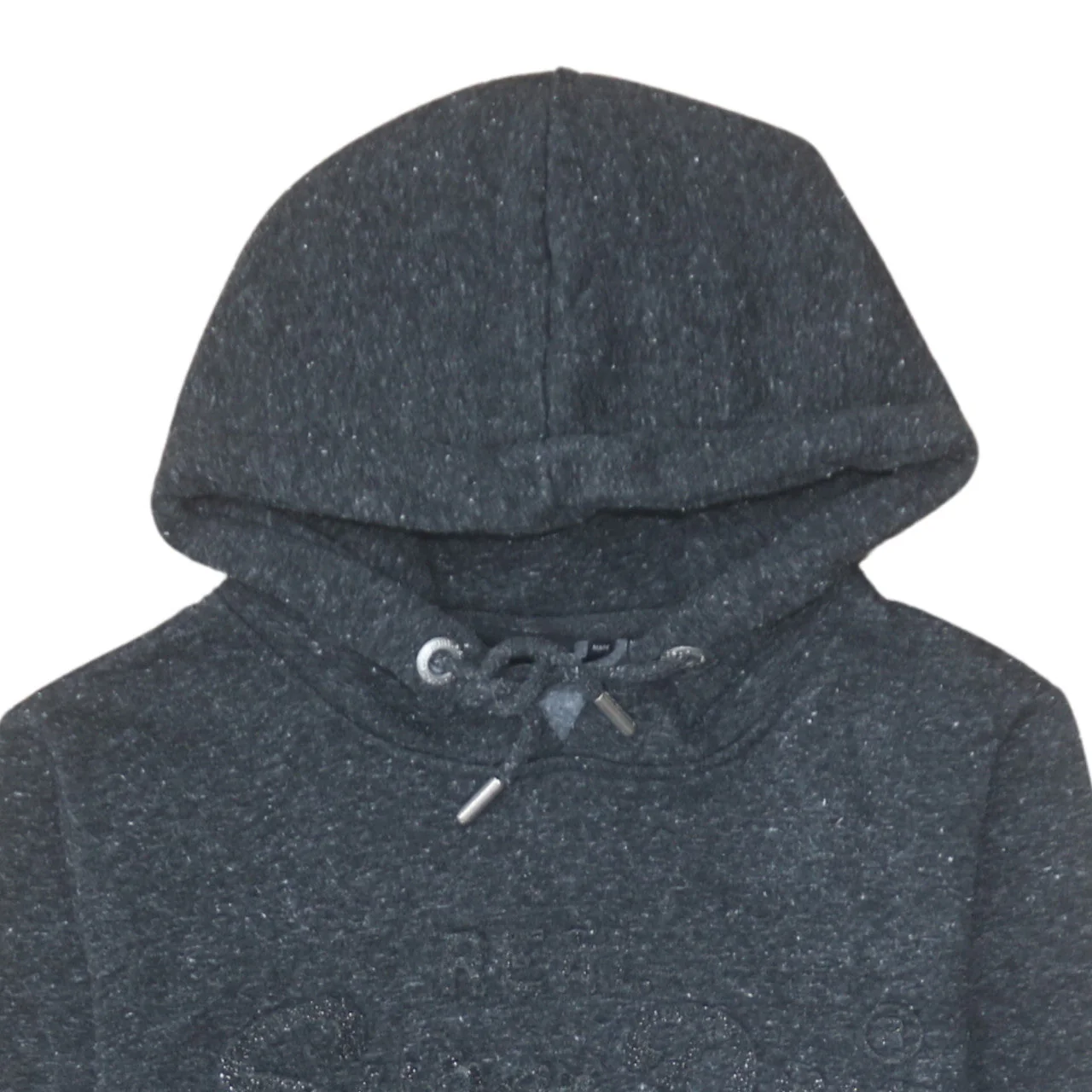 Superdry Womens Black Pullover Hoodie Size 14 Graphic Logo Hooded Sweatshirt - Image 8