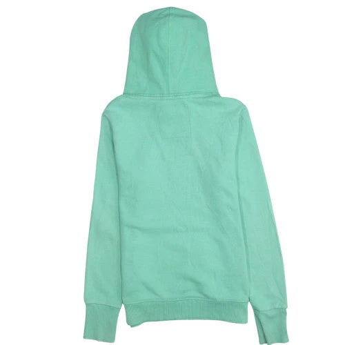 Superdry Womens Green Hoodie S Pullover Premium Fleece Cotton Blend - Image 4