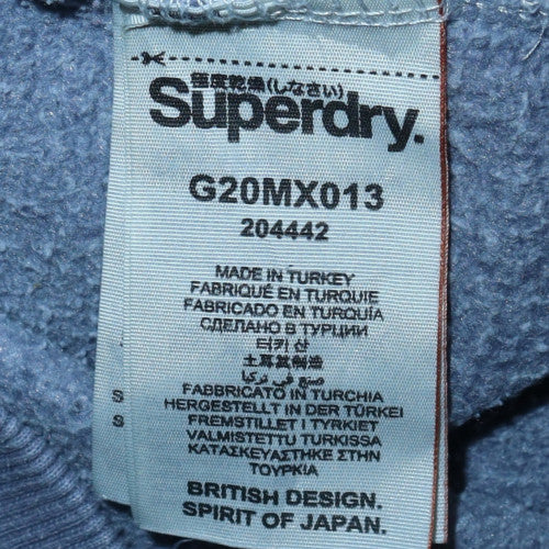 Superdry Women's Grey Ombre Pullover Hoodie Size S - Image 7