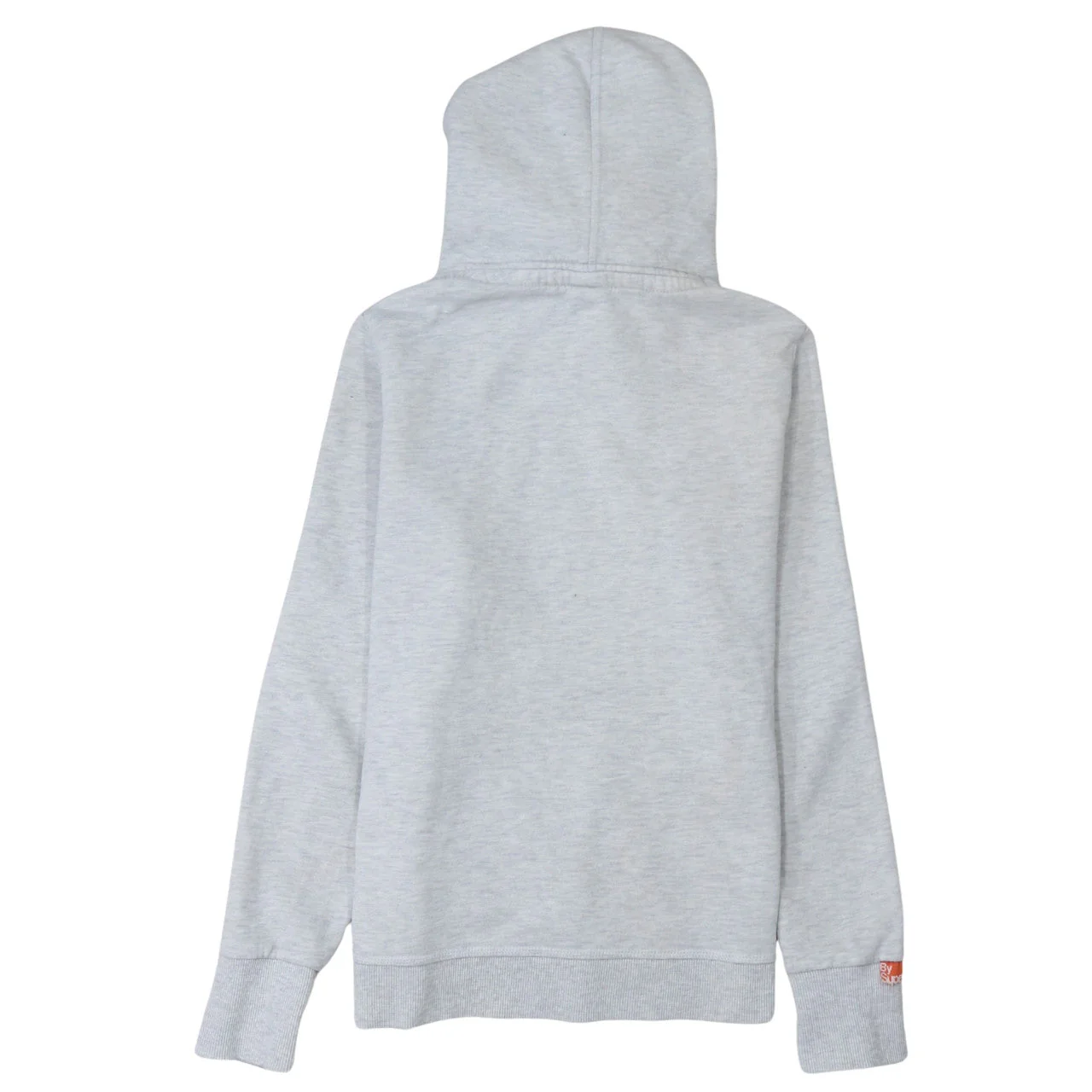 Superdry Womens Grey Pullover Hoodie Size L Drawstring Pockets - Image 4