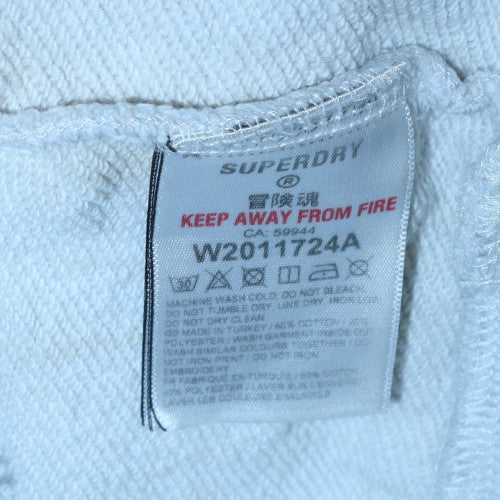 Superdry Womens Grey Pullover Hoodie Size M Cotton Blend Casual - Image 6