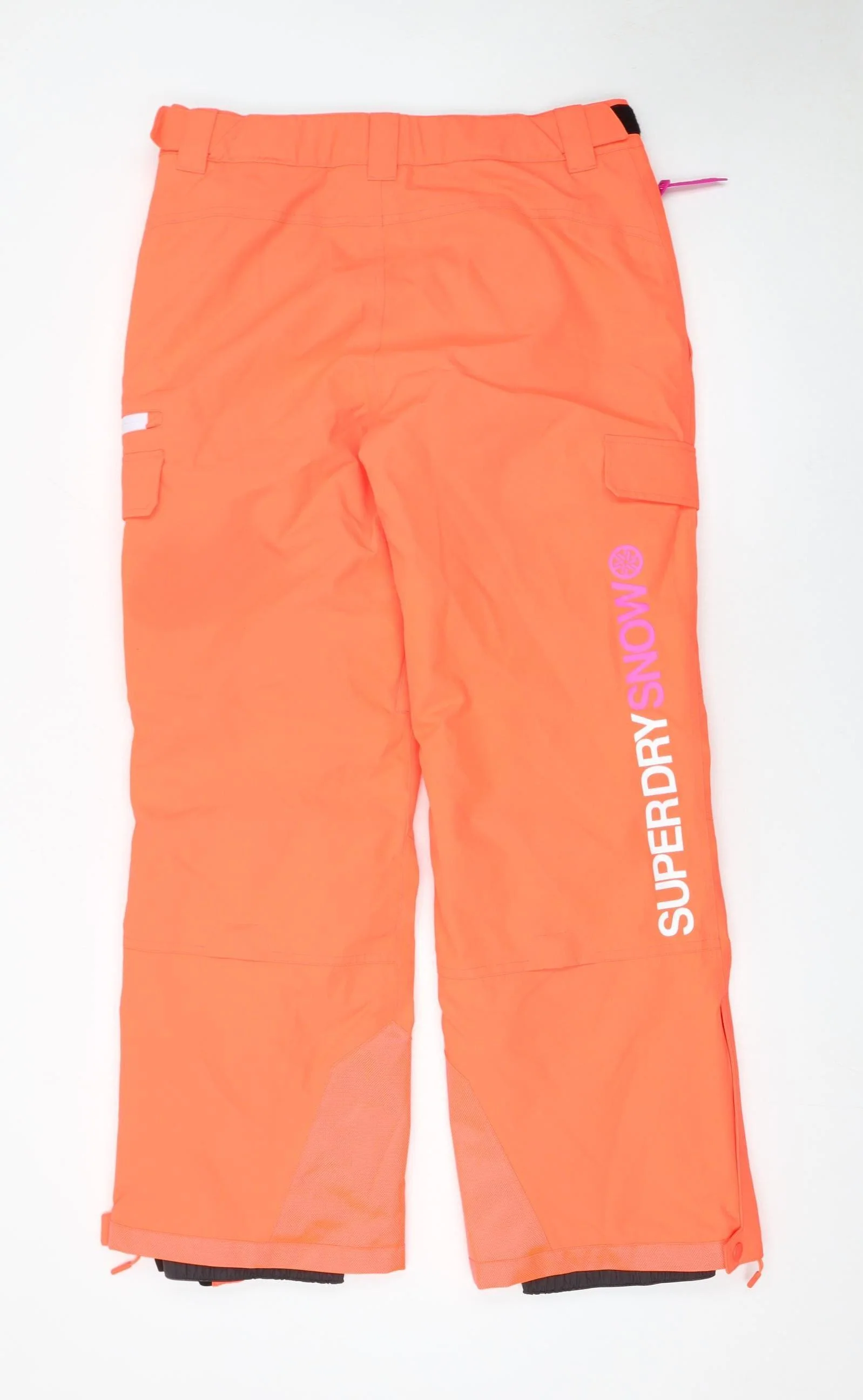 Superdry Women's Orange Snow Pants UK 12 Waterproof Ski Trousers - Image 3