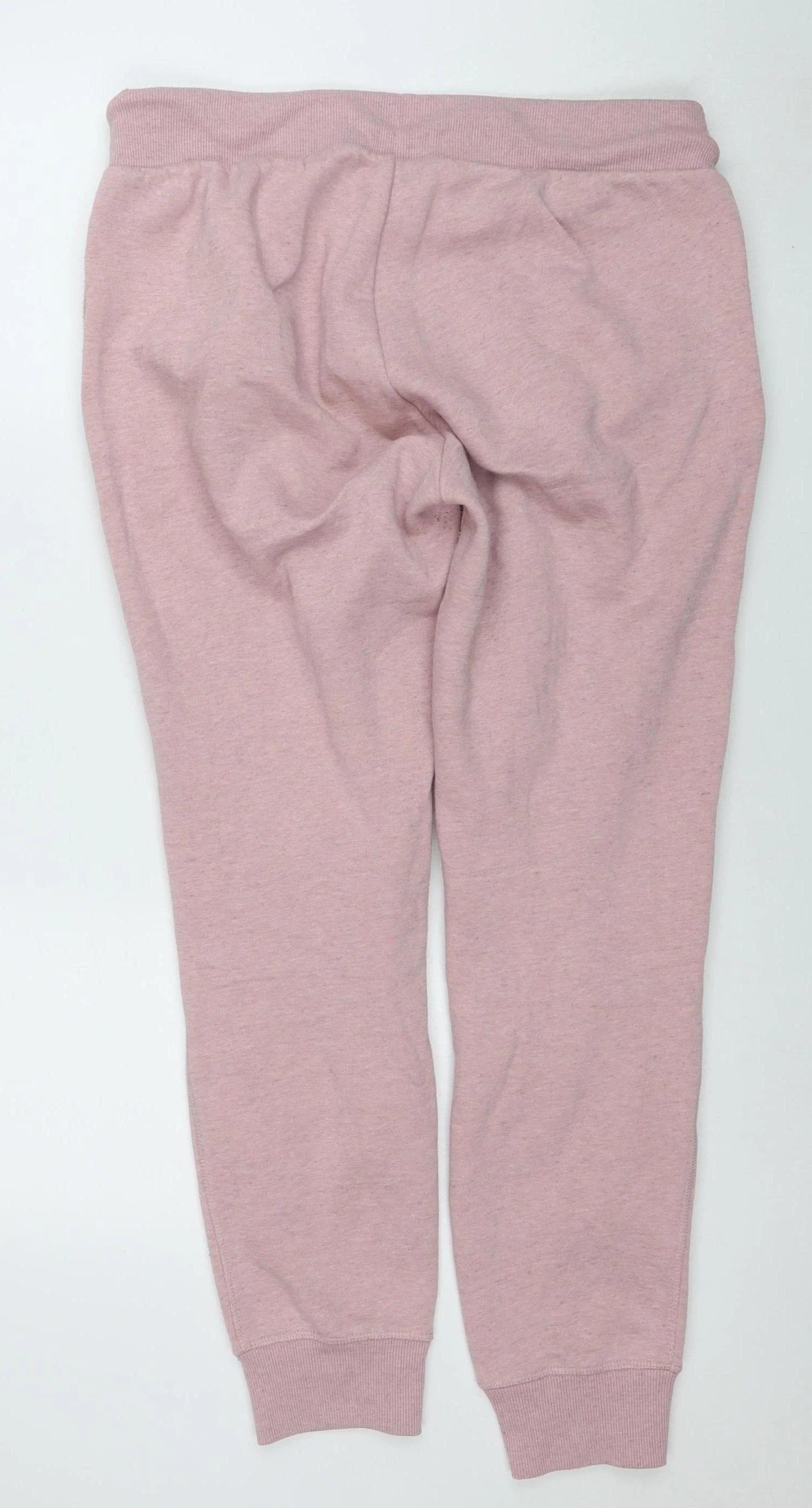 Superdry Womens Pink Jogger Sweatpants UK 16 Cotton Blend - Image 3