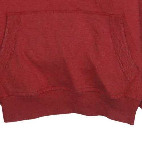 Superdry Womens Red Pullover Hoodie Size L Graphic Print Vintage Style - Image 8