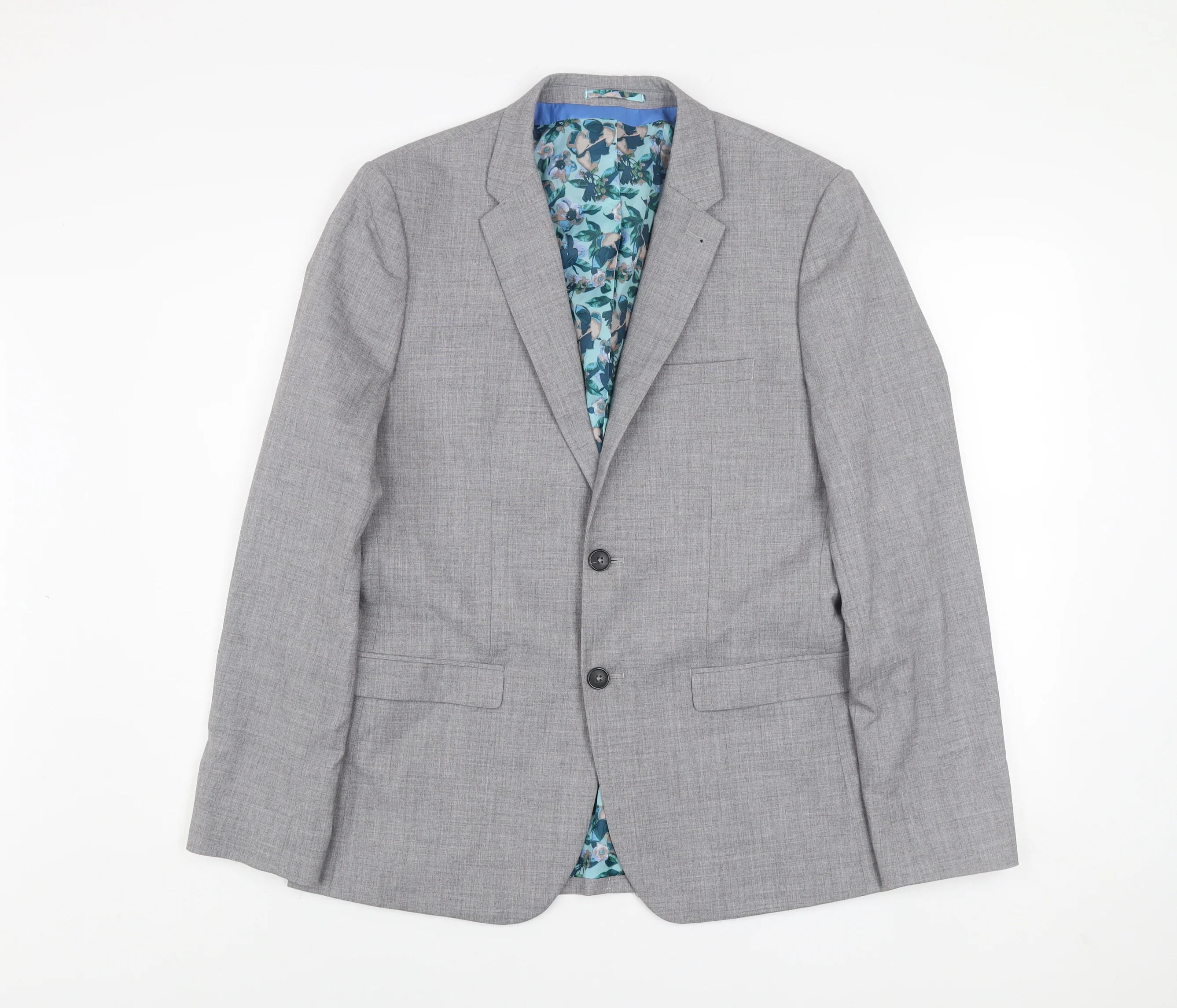 Taylor & Wright Men's Grey Slim Fit Blazer Jacket 40R