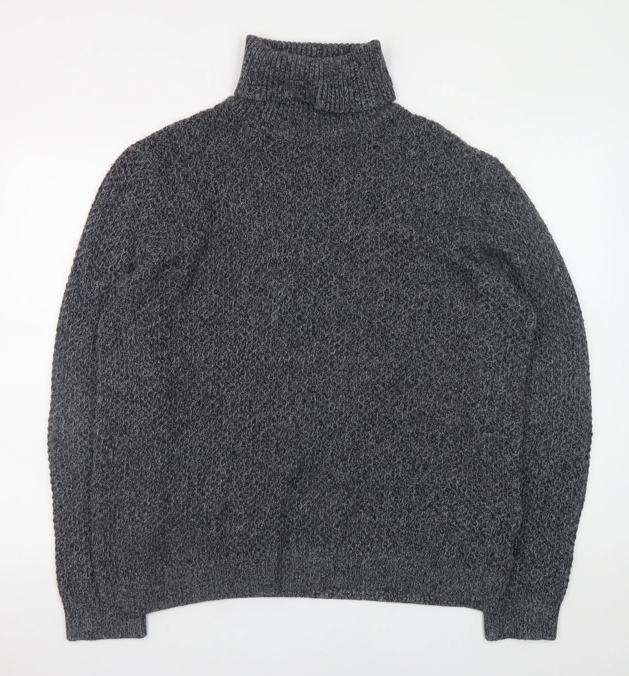 Ted Baker Men's Grey XXL Roll Neck Wool Jumper