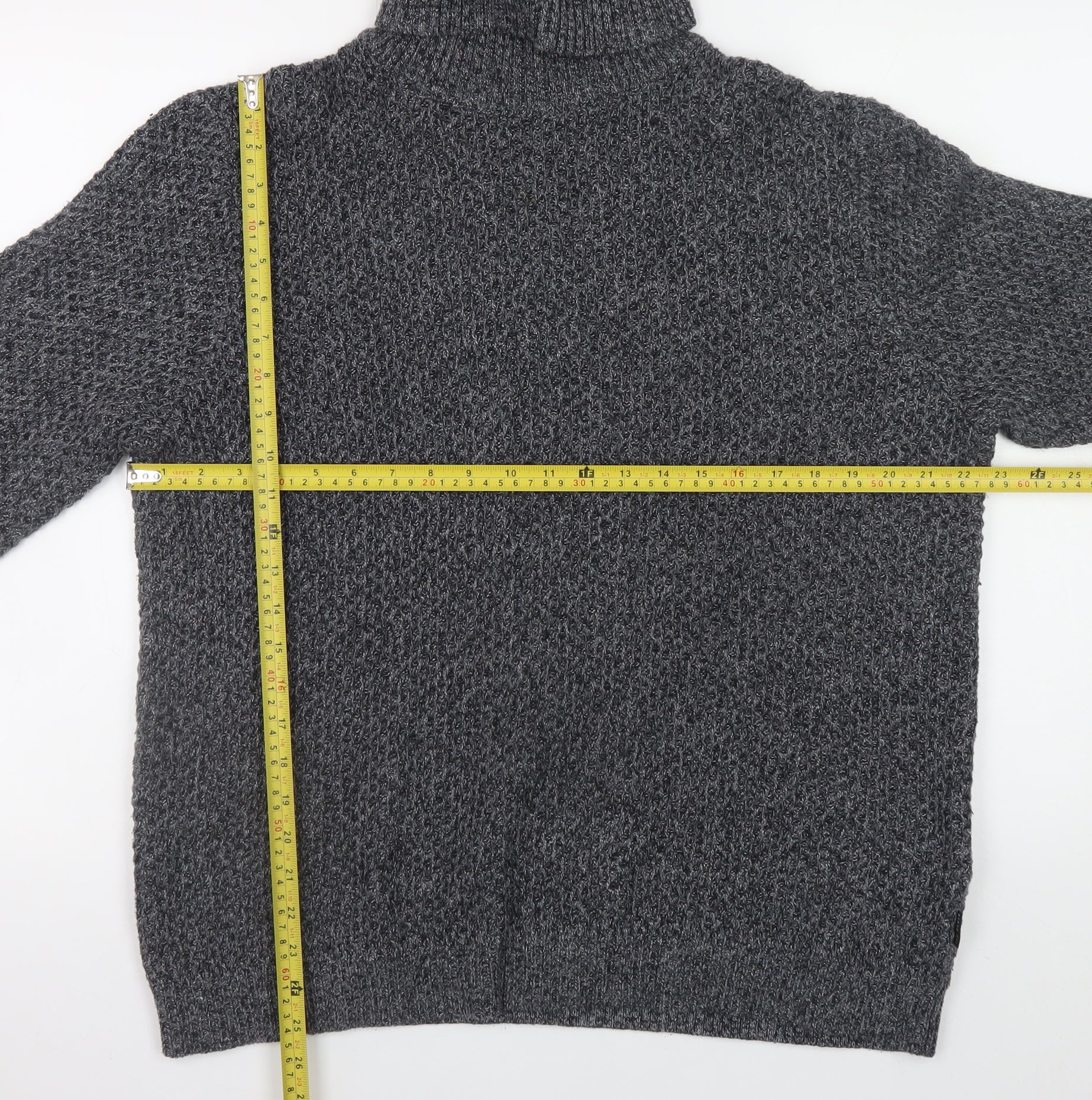 Ted Baker Men's Grey XXL Roll Neck Wool Jumper - Image 2
