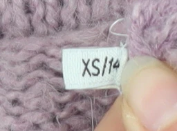 Teddy Smith Women’s Purple Mohair Blend V-Neck Chunky Knit Jumper XS - Image 4