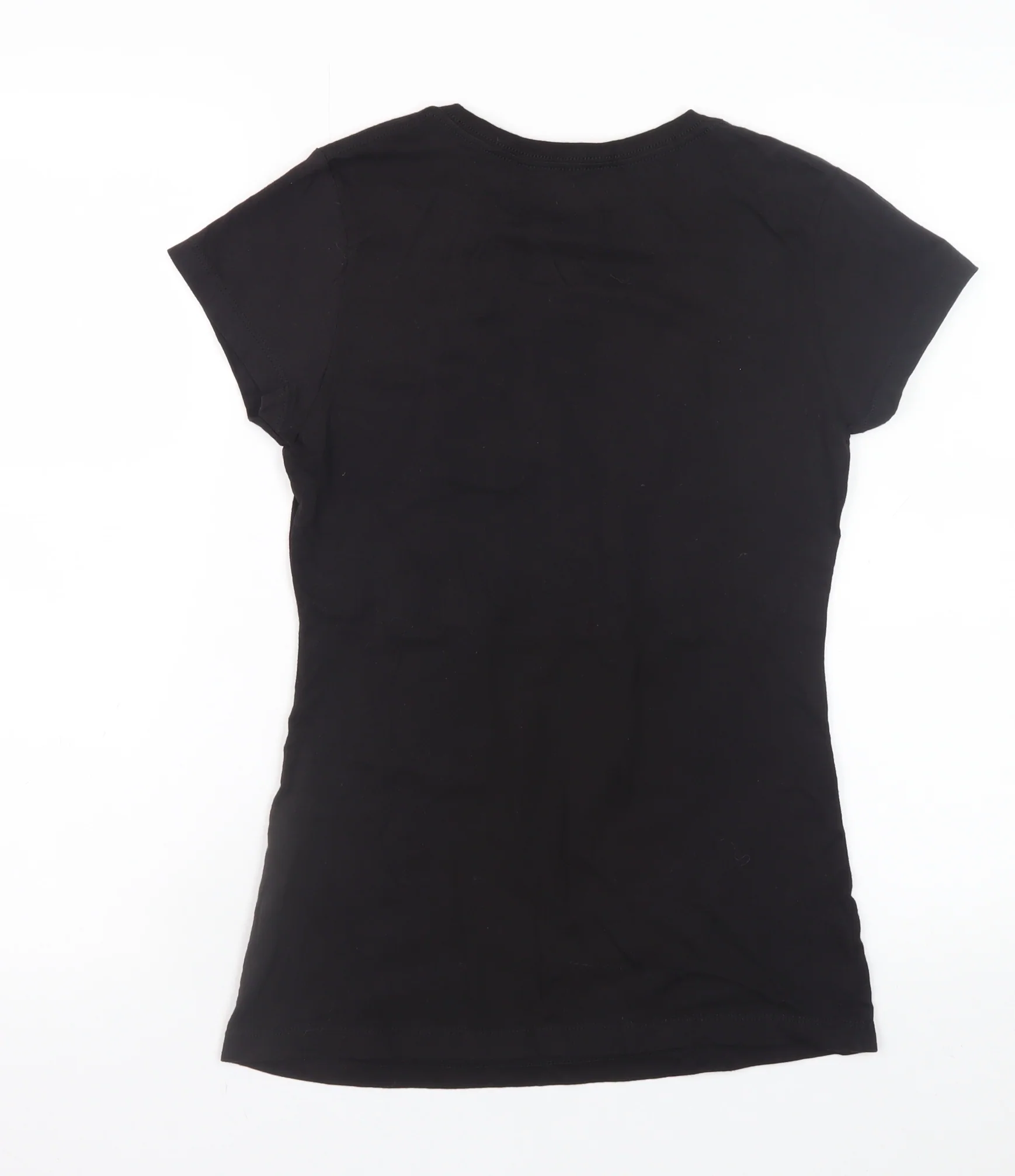 TeeFury Womens Black Funny Graphic T-Shirt Small Cotton Short Sleeve - Image 3