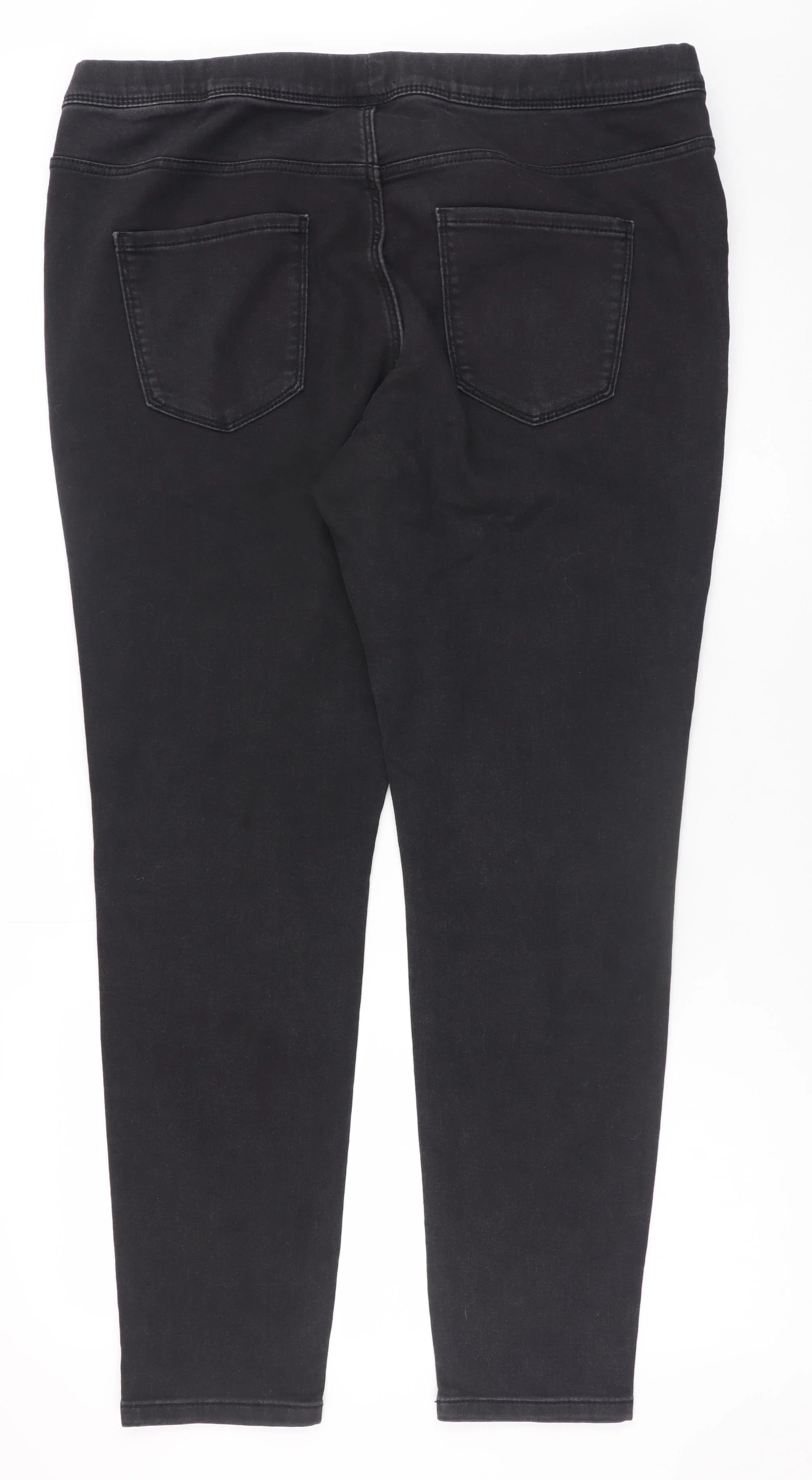 TEX Womens Black Jegging Jeans XL Slim Fit Stretch Denim - Image 3