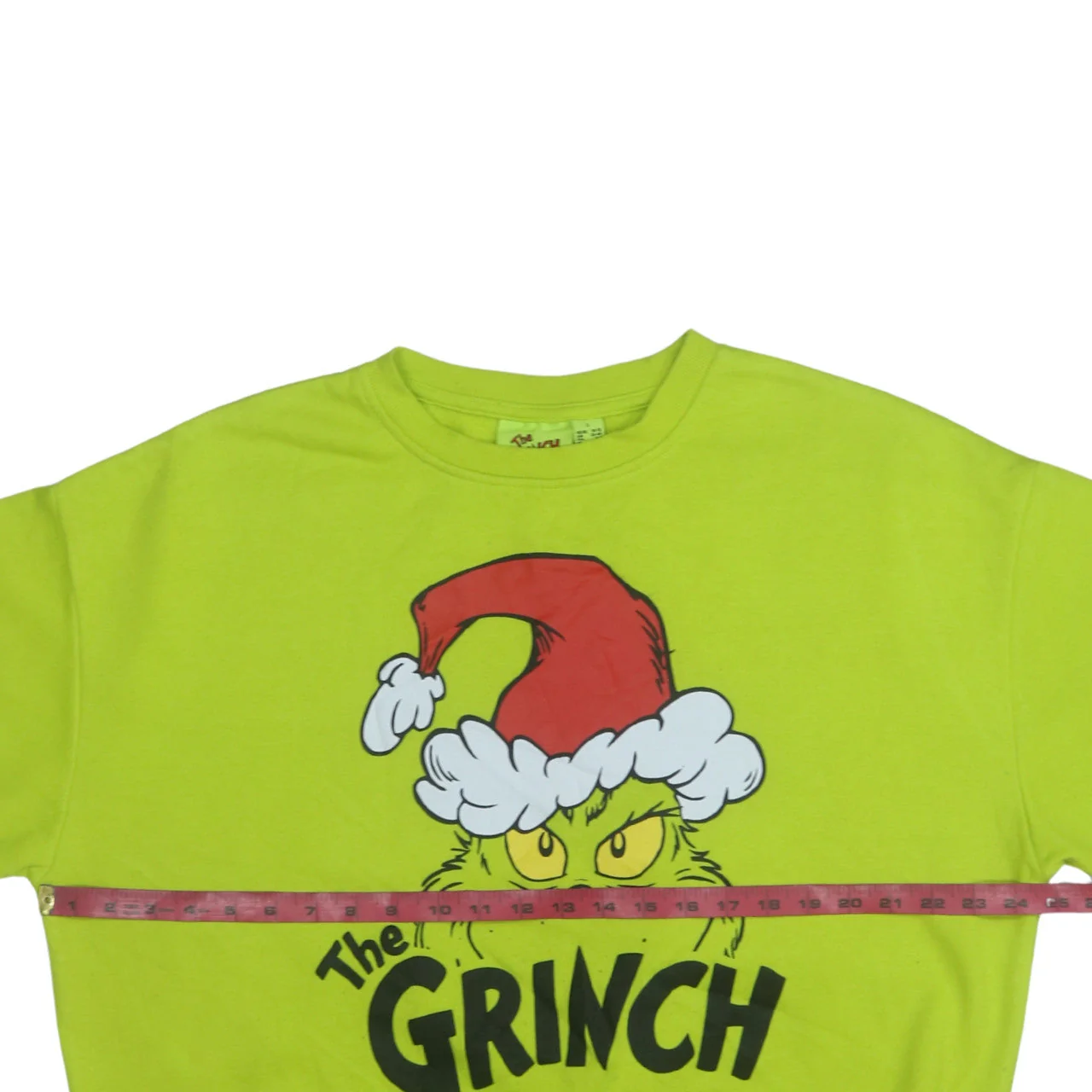 The Grinch Unisex Green Pullover Sweatshirt S Christmas Graphic - Image 2