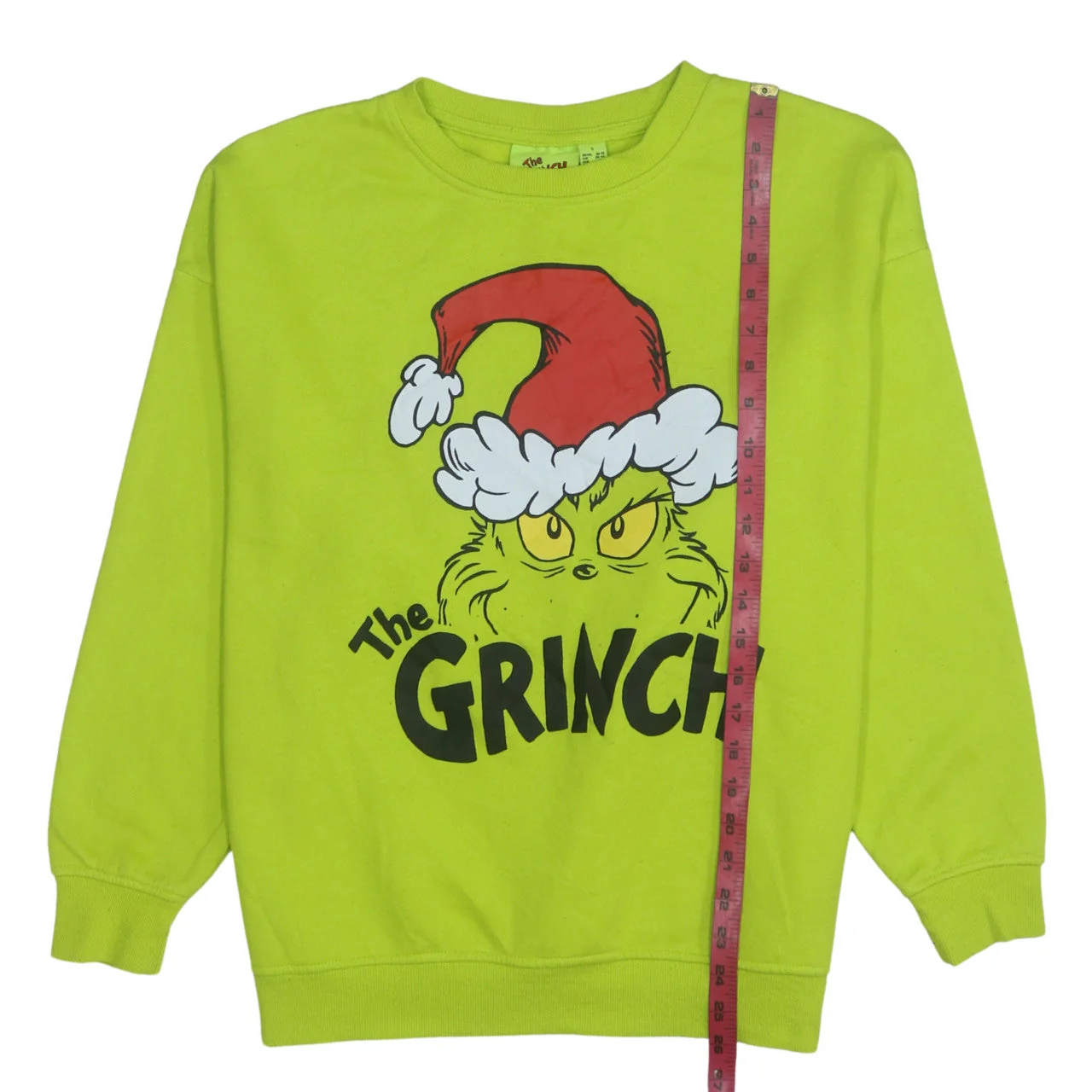 The Grinch Unisex Green Pullover Sweatshirt S Christmas Graphic - Image 3