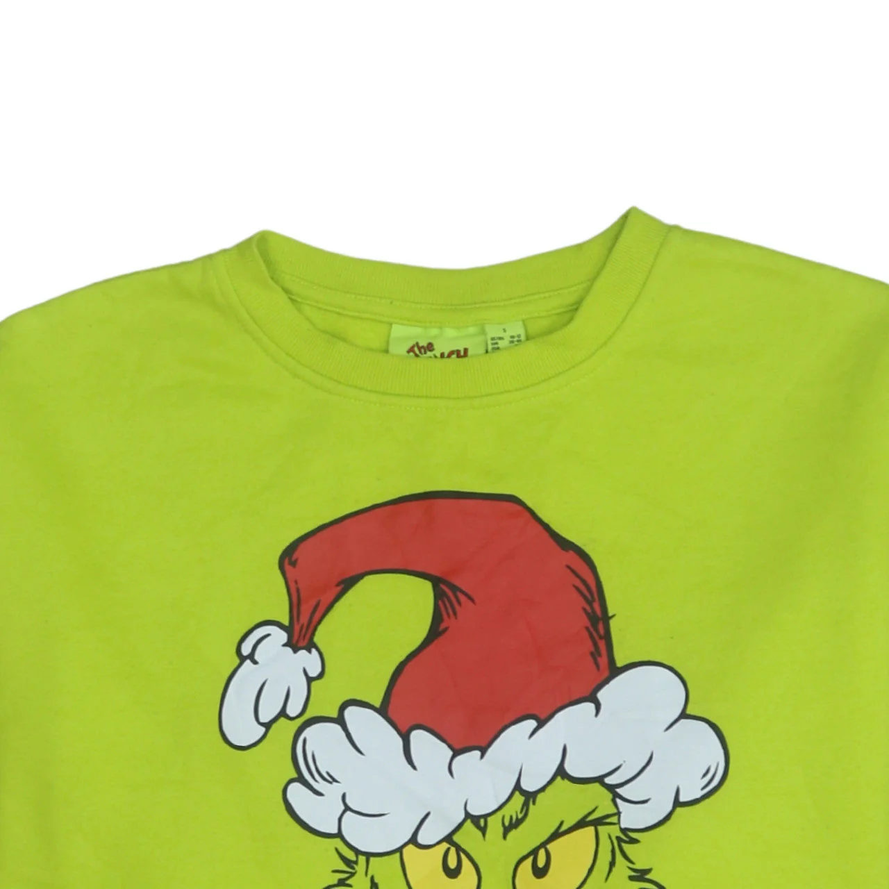 The Grinch Unisex Green Pullover Sweatshirt S Christmas Graphic - Image 8