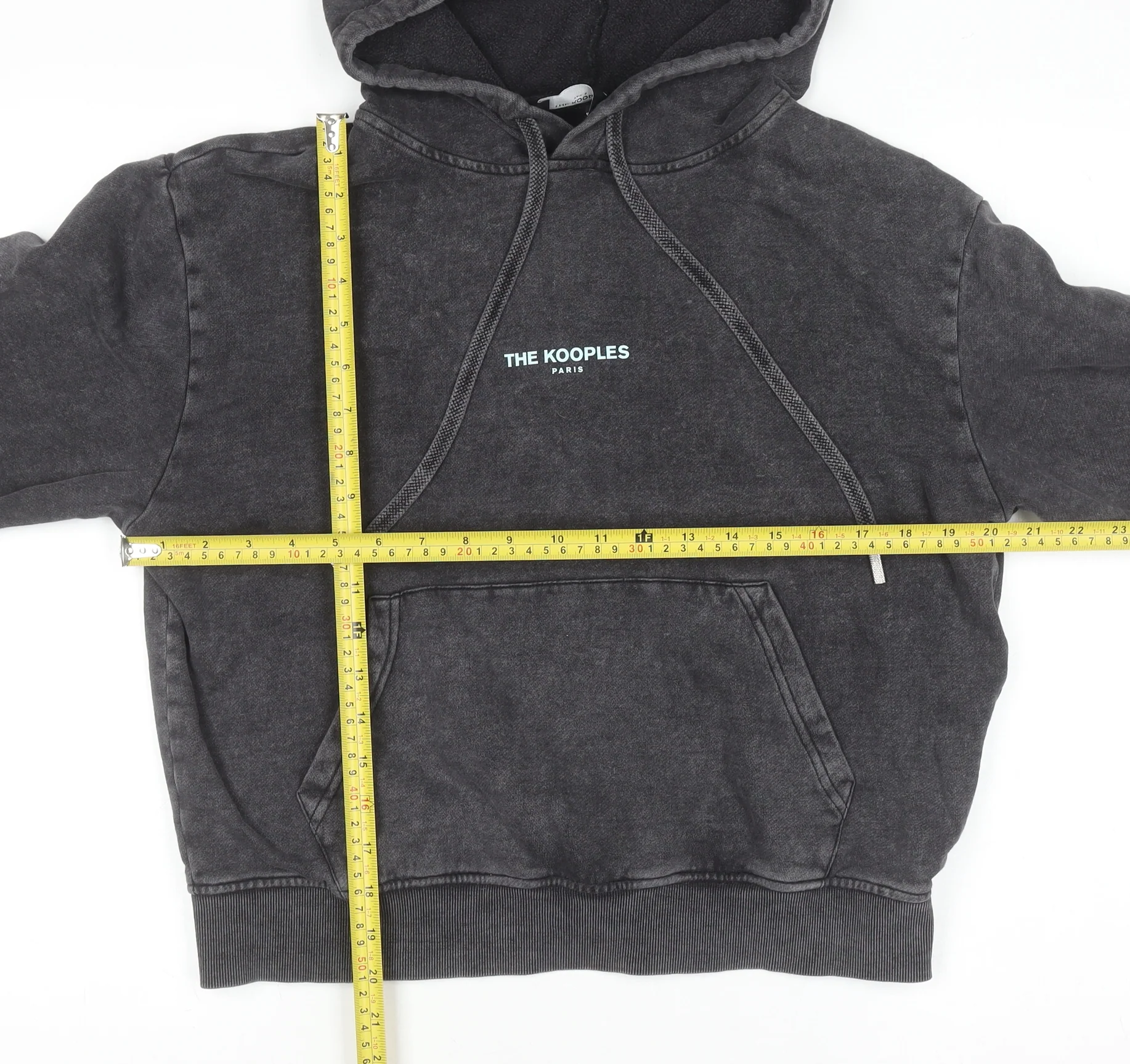 The Kooples Women's Black Cotton Pullover Hoodie Size XS - Image 2