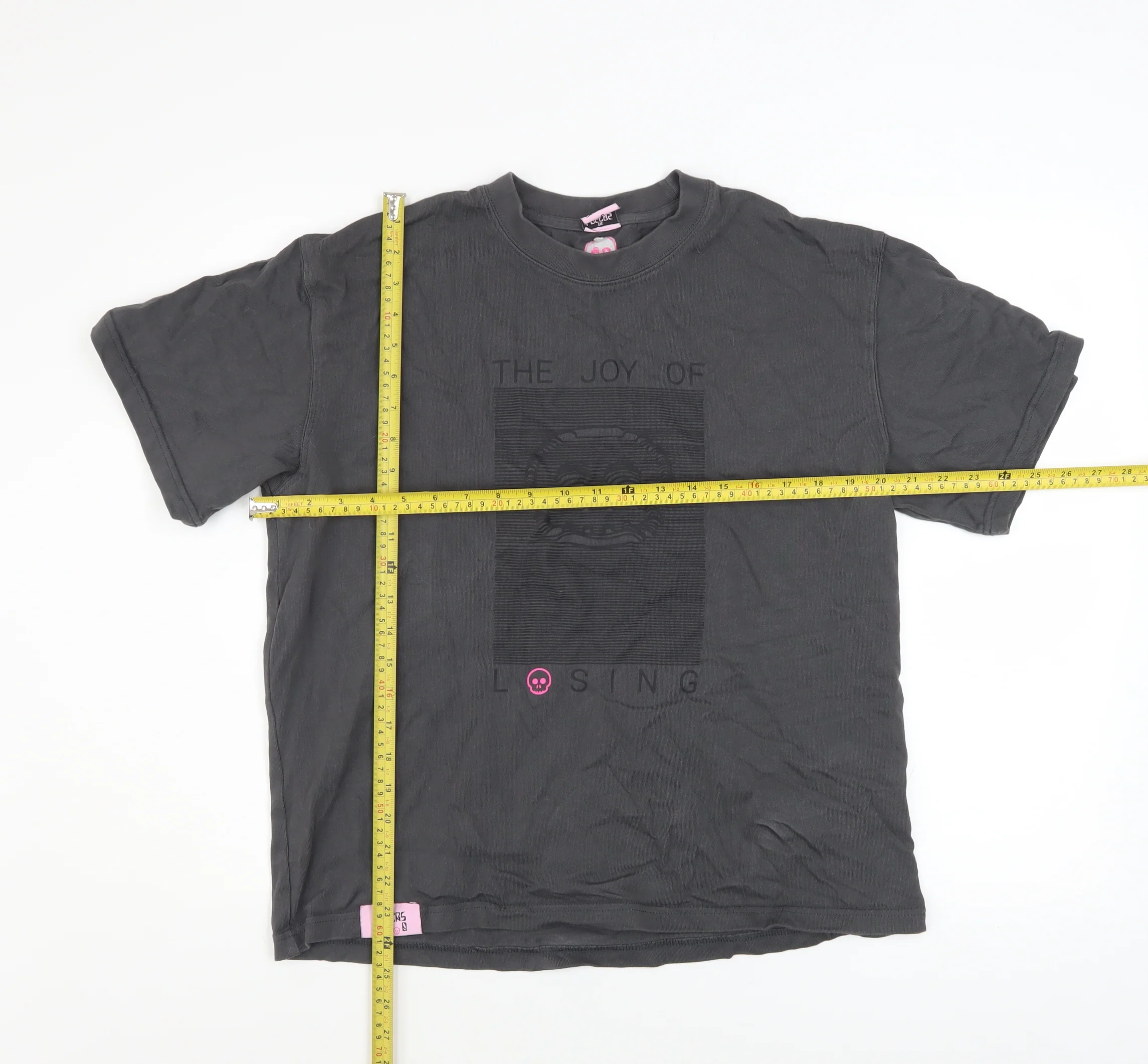 The Losers Club Men’s Black Graphic Crew Neck Cotton T-Shirt Size S - Image 2